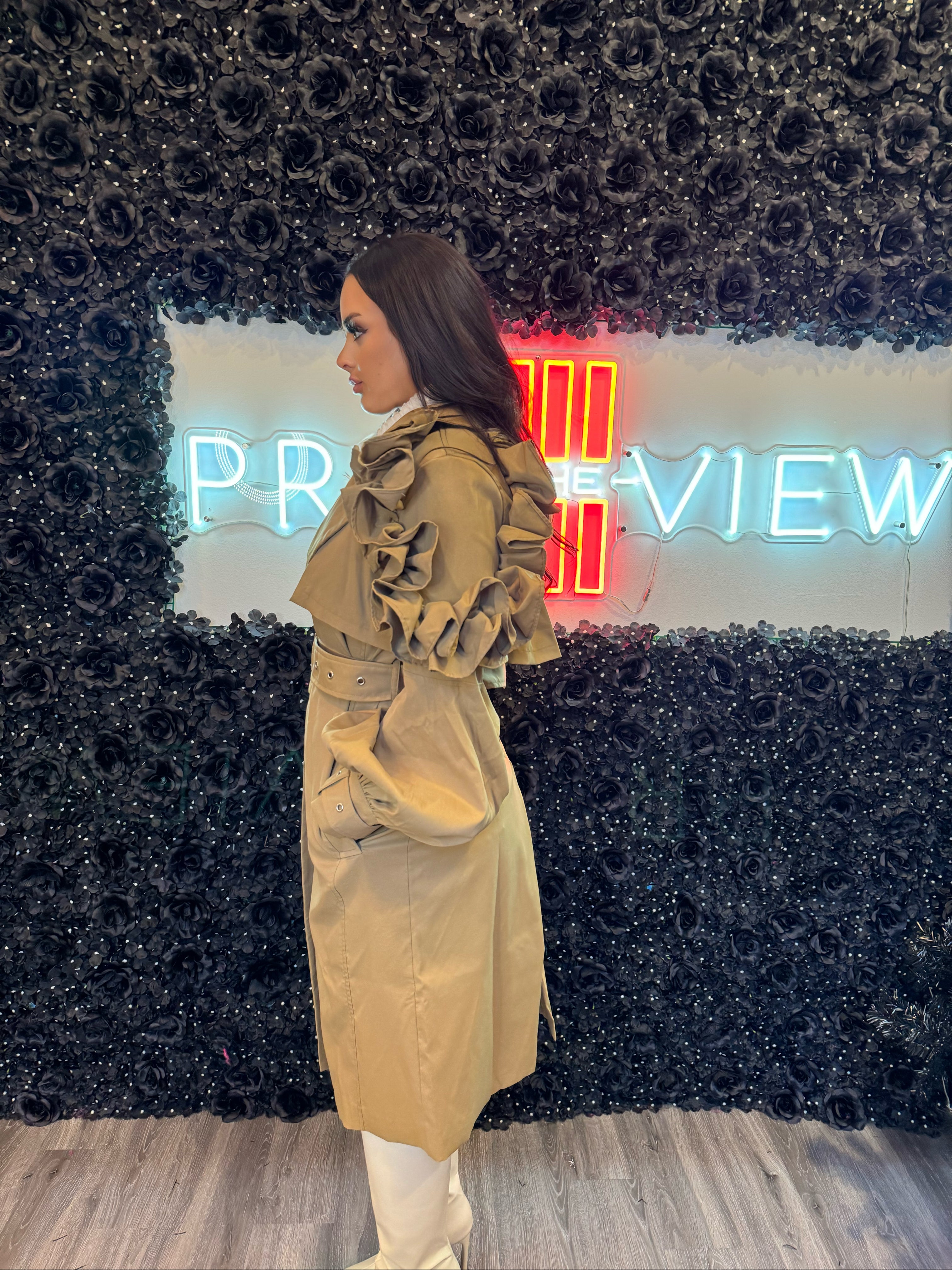 FLOWER TRENCH | JACKET